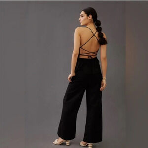 En Saison Strappy Black Backless Jumpsuit XS | Revolve | Dressy Evening Look